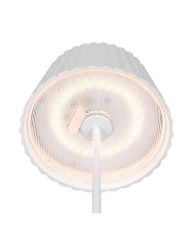Lámpara de pie LED SUAREZ Regulable Sensor 1,5W Luz Cálida 3000K Blanco | LeonLeds