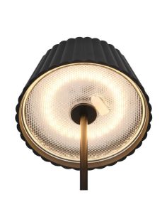 Lámpara de pie LED Función Táctil SUAREZ Regulable 1,5W Luz Cálida 3000K Negro | LeonLeds 2