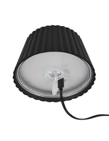 Lámpara de pie LED Función Táctil SUAREZ Regulable 1,5W Luz Cálida 3000K Negro | LeonLeds