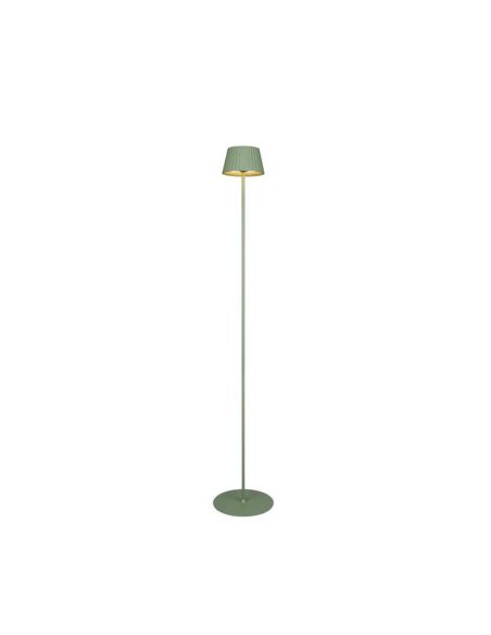 SUAREZ Lampadaire LED à intensité variable avec capteur 1,5 W Lumière chaude 3000 K Vert | LéonLeds