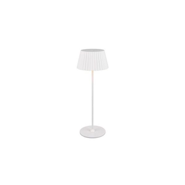 Lámpara LED de Sobremesa con Base Carga SUAREZ Regulable 1,5W 3000K IP44 Blanco | LeonLeds