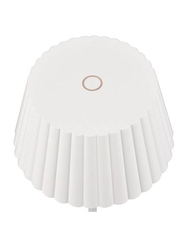 Lámpara LED de Sobremesa con Base Carga SUAREZ Regulable 1,5W 3000K IP44 Blanco | LeonLeds