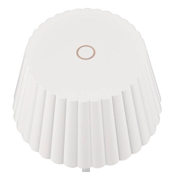 Lámpara LED de Sobremesa con Base Carga SUAREZ Regulable 1,5W 3000K IP44 Blanco | LeonLeds