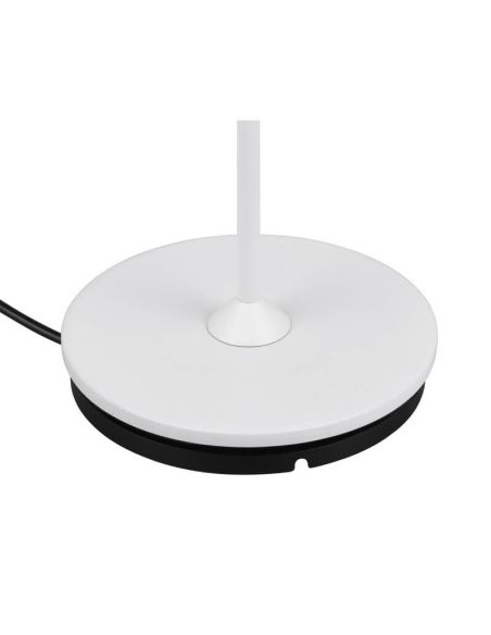 Lampe de Table LED avec Base de Charge SUAREZ Dimmable 1,5W 3000K IP44 Blanc | LéonLeds