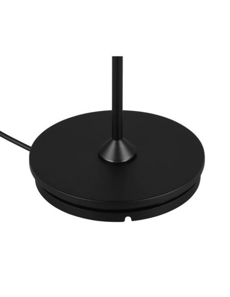 Candeeiro de mesa LED SUAREZ com base de carregamento regulável 1,5W 3000K IP44 preto | LeonLeds