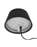 Lámpara de Sobremesa LED con Base para Carga SUAREZ Regulable 1,5W 3000K IP44 Negro | LeonLeds