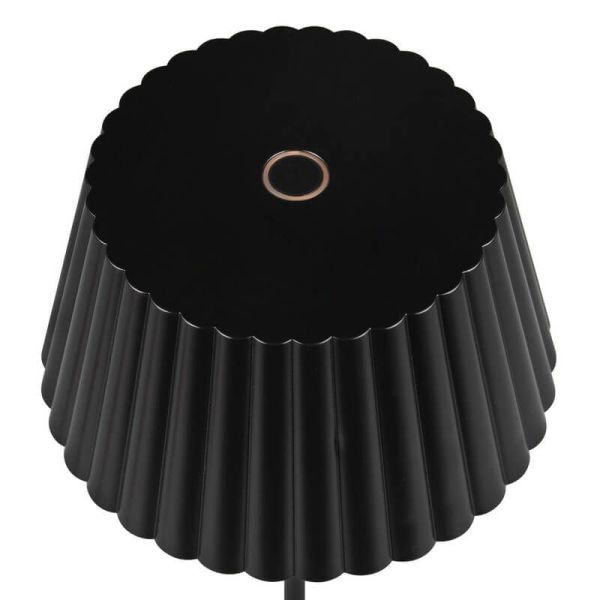 Lámpara de Sobremesa LED con Base para Carga SUAREZ Regulable 1,5W 3000K IP44 Negro | LeonLeds