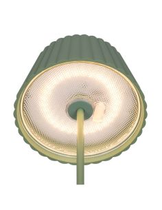 Lámpara LED de Sobremesa SUAREZ Regulable Sensor 1,5W 3000K IP44 Verde | LeonLeds 2