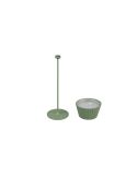 Lámpara LED de Sobremesa SUAREZ Regulable Sensor 1,5W 3000K IP44 Verde | LeonLeds