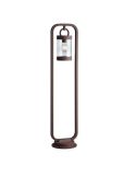 Poste externo SAMBESI Lâmpada com sensor crepuscular excl. 1xE27 máx. 28W IP44 | LeonLeds