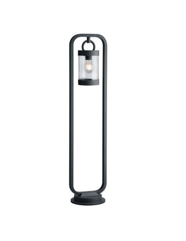 Poste Exterior SAMBESI Sensor Crepuscular Bombilla excl. 1xE27 max. 28W IP44 | LeonLeds
