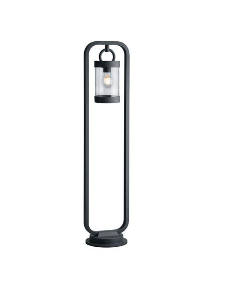 Poste Exterior SAMBESI Sensor Crepuscular Bombilla excl. 1xE27 max. 28W IP44 | LeonLeds
