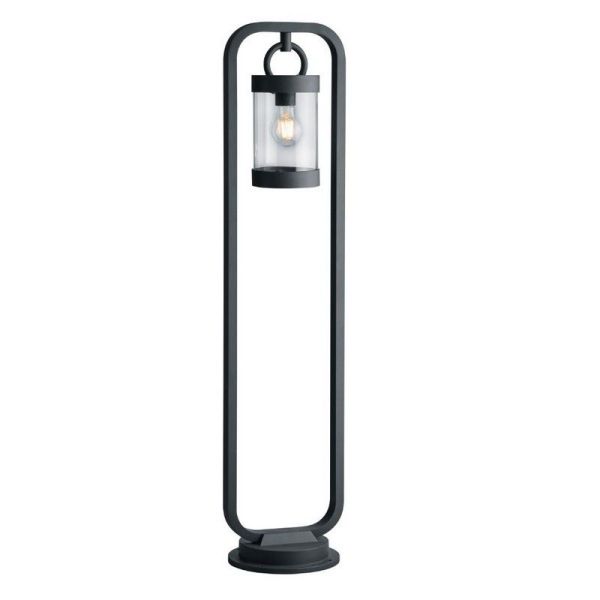 Poteau extérieur SAMBESI Ampoule à capteur crépusculaire excl. 1xE27 max. 28W IP44 | LéonLeds