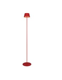Lámpara de pie LED Regulable Sensor SUAREZ Altura 1,5W Luz Cálida 3000K Rojo | LeonLeds