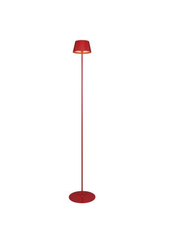 Lámpara de pie LED Regulable Sensor SUAREZ Altura 1,5W Luz Cálida 3000K Rojo | LeonLeds