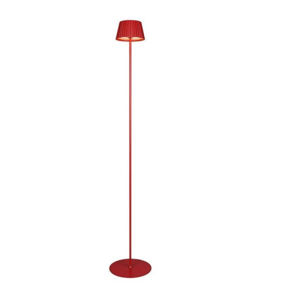 Lampadaire LED à intensité variable SUAREZ Hauteur du capteur 1,5W Lumière chaude 3000K Rouge | LéonLeds
