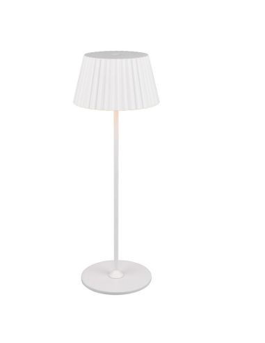 Lámpara LED de Sobremesa con Base Carga SUAREZ Regulable 1,5W 3000K IP44 Blanco | LeonLeds