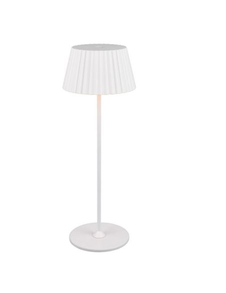 Lámpara LED de Sobremesa con Base Carga SUAREZ Regulable 1,5W 3000K IP44 Blanco | LeonLeds