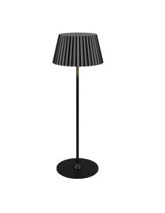 Lámpara de Sobremesa LED con Base para Carga SUAREZ Regulable 1,5W 3000K IP44 Negro | LeonLeds
