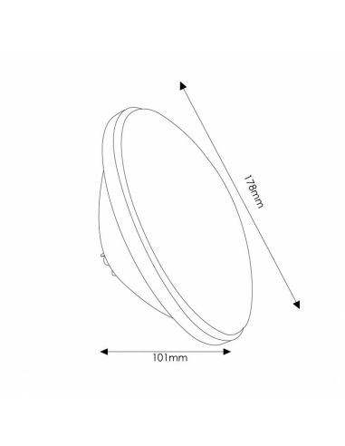 Ampoule LED Submersible Piscine PAR56 25W IP68 RGBW deux câbles | LéonLeds