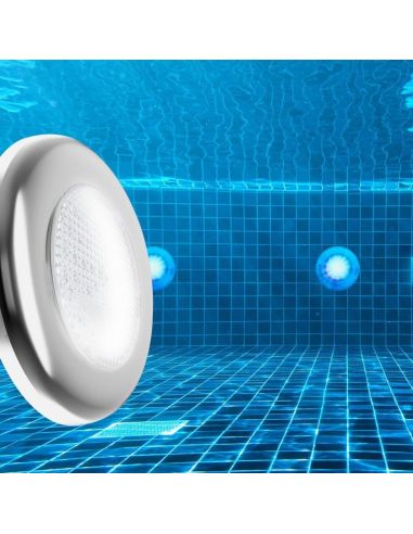 Lâmpada LED submersível para piscina PAR56 25W IP68 RGBW dois cabos | LeonLeds