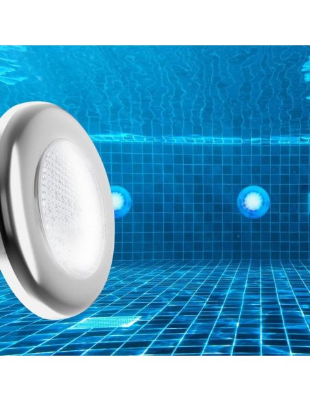 Ampoule LED Submersible Piscine PAR56 25W IP68 RGBW deux câbles | LéonLeds