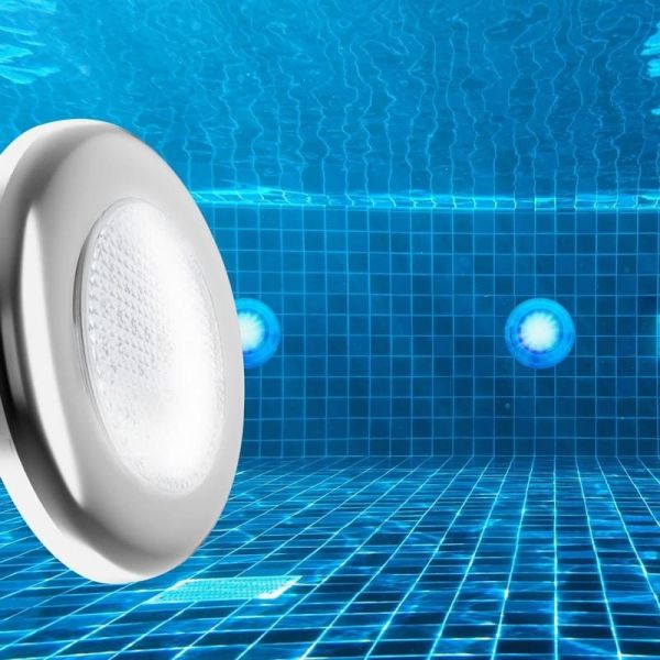 Ampoule LED Submersible Piscine PAR56 25W IP68 RGBW deux câbles | LéonLeds