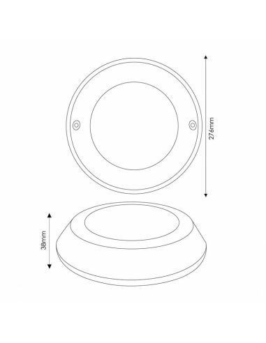 Moldura de superfície cromada para lâmpada Par56 da próxima série | LeonLeds