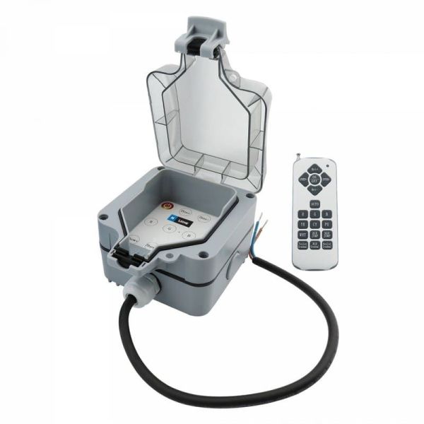 Caja de Contro RGB+RGBW de Dos Cables para Bombilla de Piscina + Mando | LeonLeds