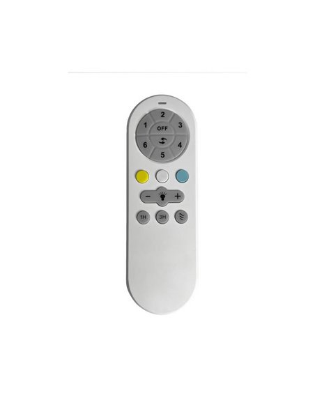 BATAN Ventilateur LED Blanc avec Pales en Bois 35W 3200lm CCT Smart