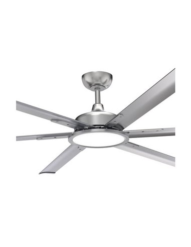 Ventilador de techo industrial LED BIGBEN 180cm 20W 2000Lm. CCT Dim