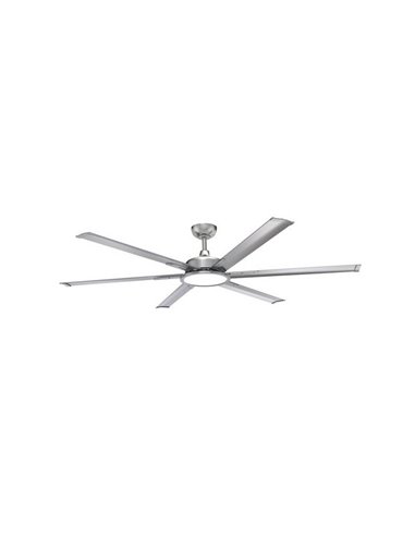 Ventilador de techo industrial LED BIGBEN 180cm 20W 2000Lm. CCT Dim