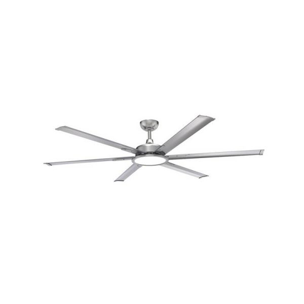 Ventilador de techo industrial LED BIGBEN 180cm 20W 2000Lm. CCT Dim