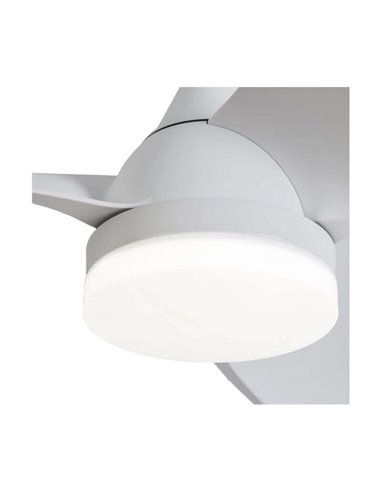 BYAN Mini Ventilateur de Plafond LED Blanc 18W 2000Lm CCT Dim