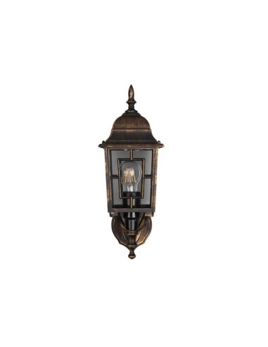 Aplique de Pared Exterior Farolillo Clásico VOLTURNO IP23 | LeonLeds