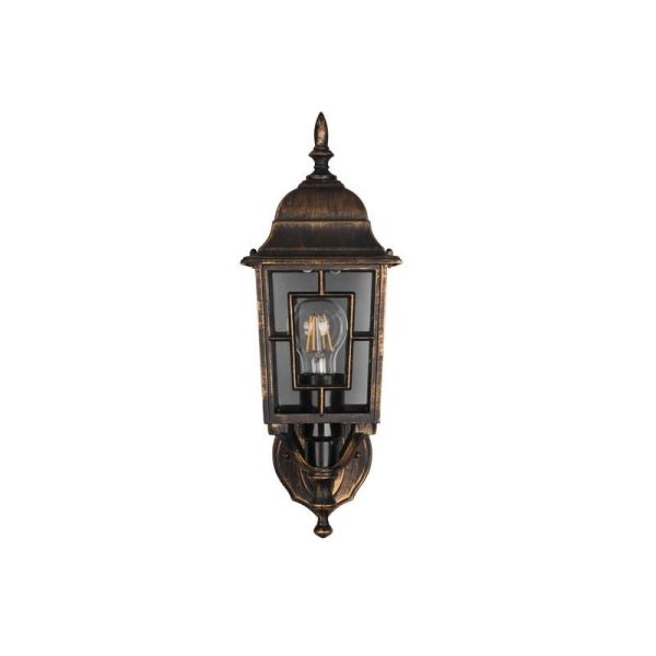 Aplique de Pared Exterior Farolillo Clásico VOLTURNO IP23 | LeonLeds