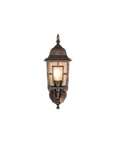 Aplique de Pared Exterior Farolillo Clásico VOLTURNO IP23 | LeonLeds