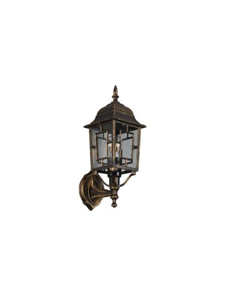 Aplique de Pared Exterior Farolillo Clásico VOLTURNO IP23 | LeonLeds