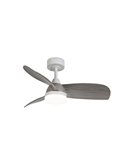Ventilador LED BYAN Mini Blanco+Ceniza 18W 2000Lm CCT Dim