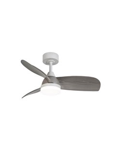 Ventilador LED BYAN Mini Blanco+Ceniza 18W 2000Lm CCT Dim