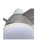 Ventilador LED BYAN Blanco+Ceniza 18W 2000Lm CCT Dim