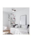 Ventilador LED BYAN Blanco+Ceniza 18W 2000Lm CCT Dim