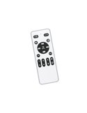 Ventilador de Techo LED BYAN Negro+Madera 18W 2000Lm CCT Dim