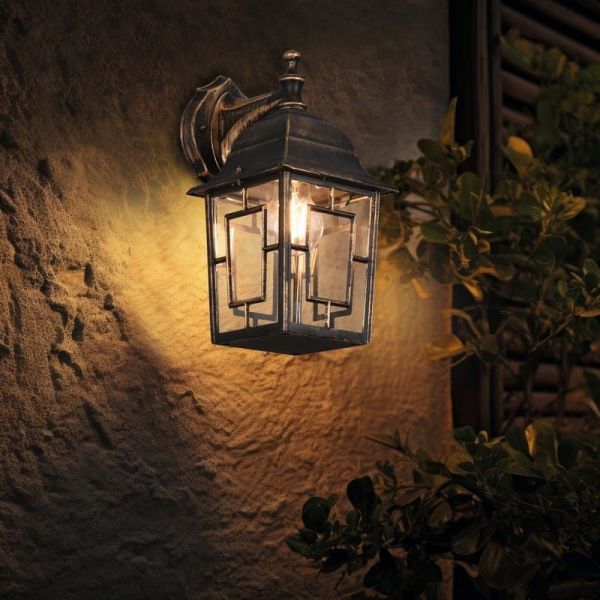 Aplique Pared Exterior Vintage VOLTURNO max. 60W IP23 | LeonLeds
