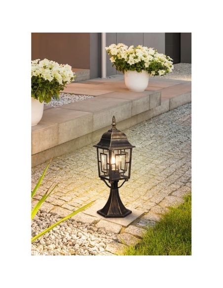 Ambiente Baliza Exterior Farolillo Clásico VOLTURNO ↕47cm Bombilla excl. 1x E27 max. 60W IP23