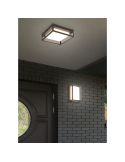 WITHAM Plafonnier LED carré IP54 | LéonLeds
