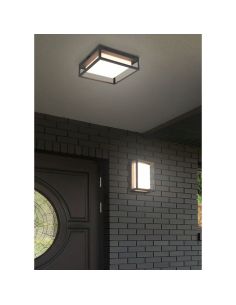 Plafón de techo LED Cuadrado WITHAM IP54 | LeonLeds 2