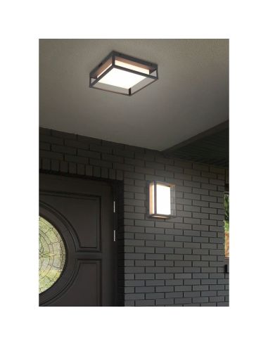 Plafón de techo LED Cuadrado WITHAM IP54 | LeonLeds
