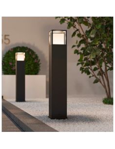 Poste Exterior de Superficie WITHAM 80cm 14,5W IP54 | LeonLeds 2