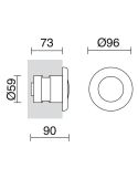 Foco LED Piscina Empotrable sumergible hasta 2m CUP Pool IP68 | LeonLeds